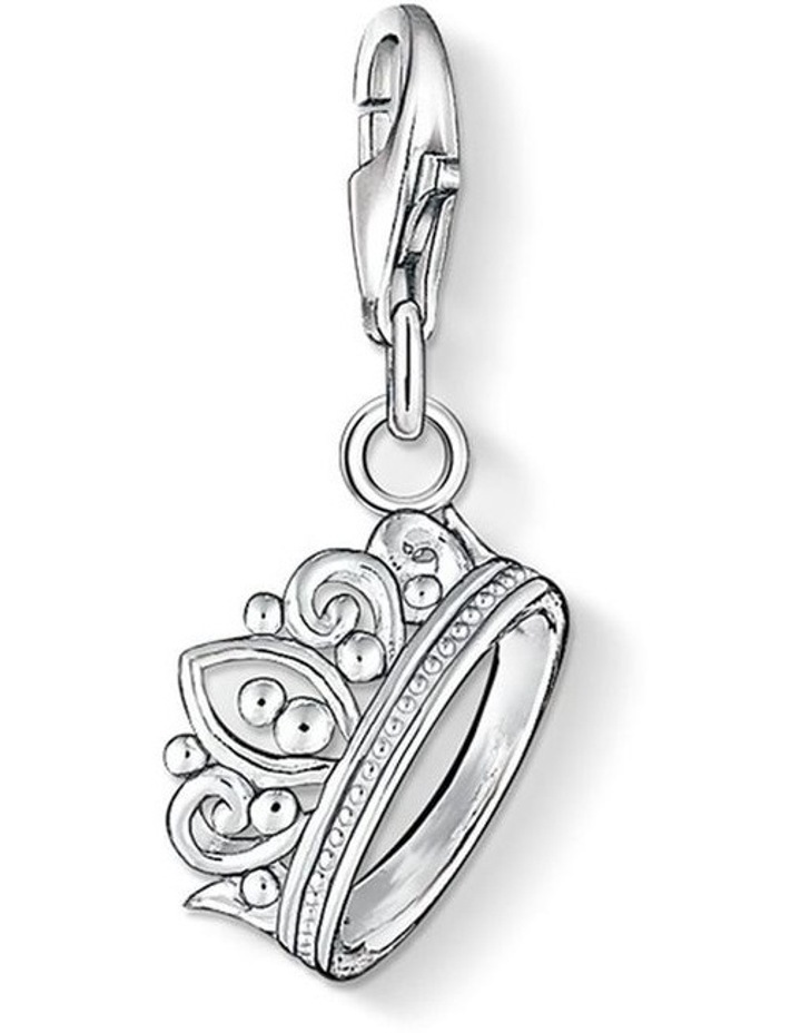 Club Crown Charm in Silver