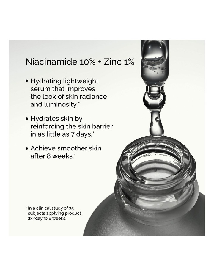 The Skin Support Set with Niacinamide Hyaluronic Acid to Control Oil and Hydrate