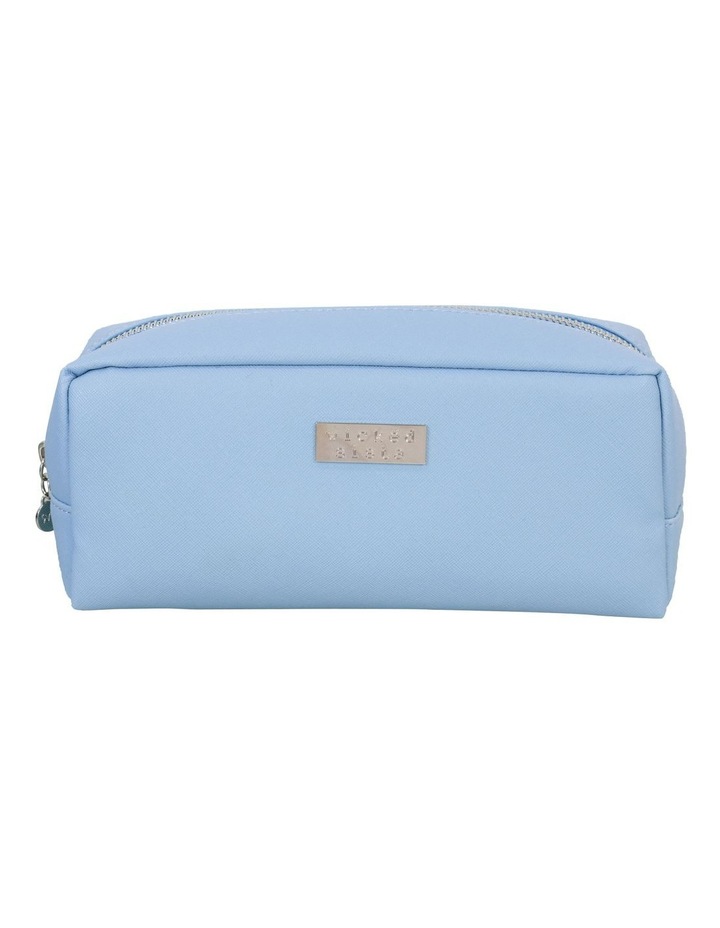 Premium Rectangular Cosmetic Bag in Sky Blue