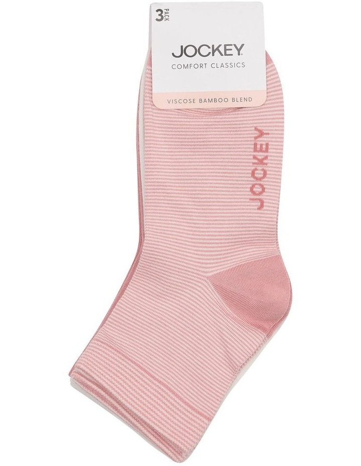 Comfort Classics Anklet Socks 3 Pack in Multi