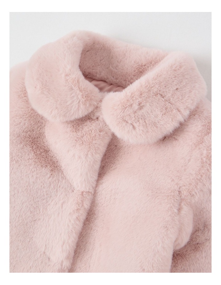 Eva Fur Coat in Pink