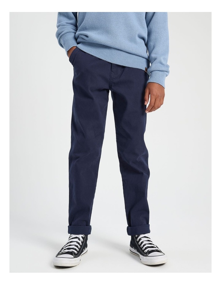 5 Pocket Chino Pant in Navy