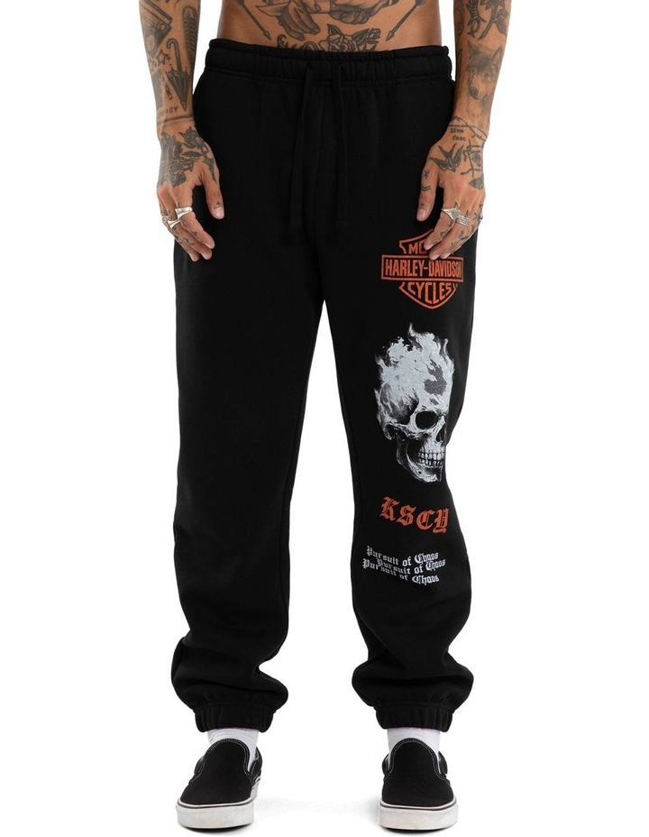 Harley Davidson Earn Trackpant in Black