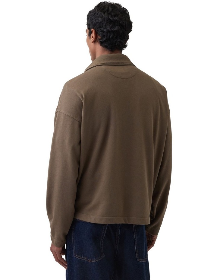 Jpn Mod Heavy Weight Ow Shirt in Green