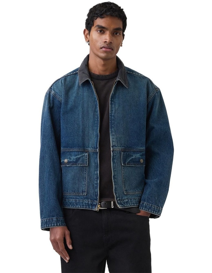 Denim Workwear Jacket in Blue