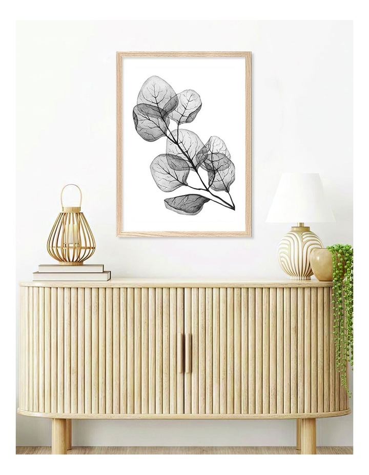 Australian Made Eucalyptus Dollar Leaves Print in Natural