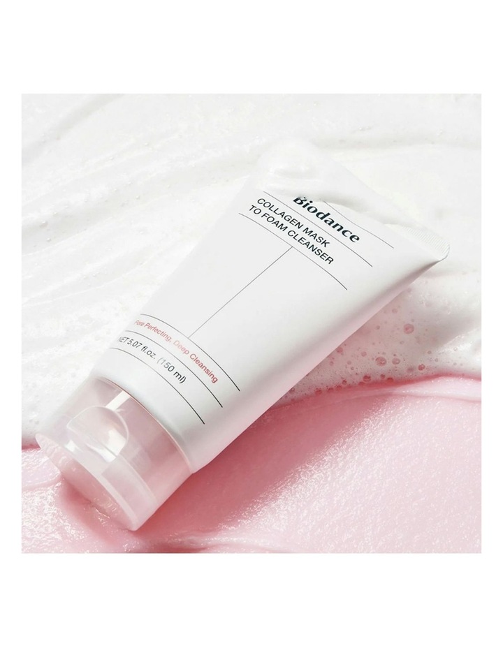 Collagen Mask To Foam Cleanser