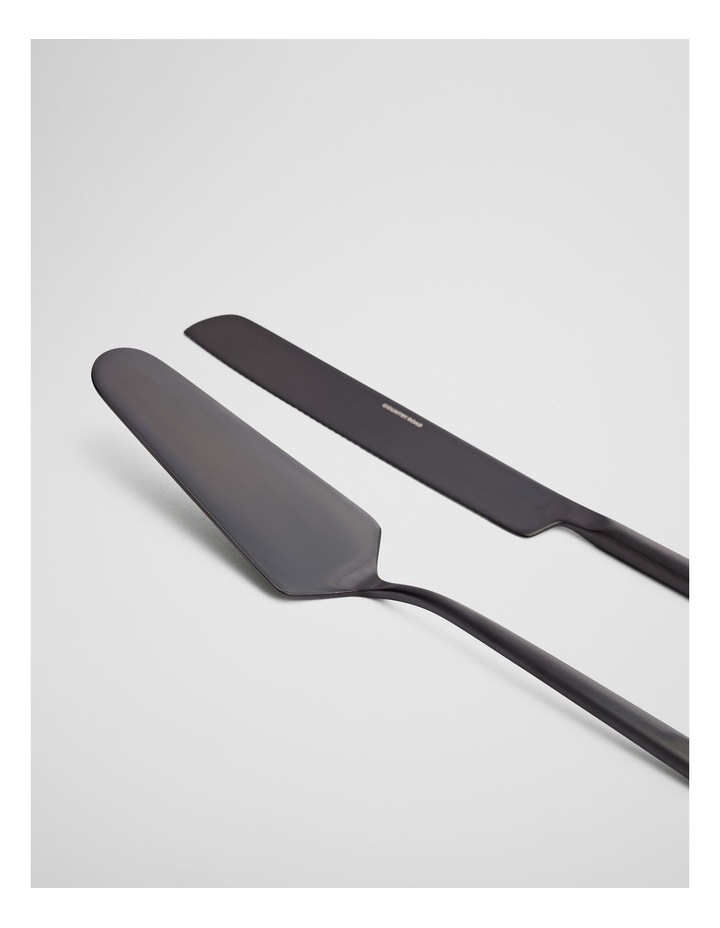 Nolan Cake Serving Set in Graphite