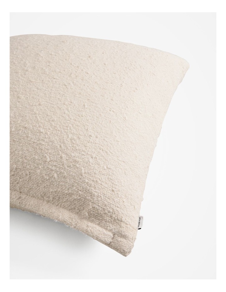 Marley Organically Grown Cotton 60x60 Cushion in Snow