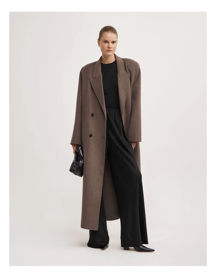 Bias Pull On Pant in Black