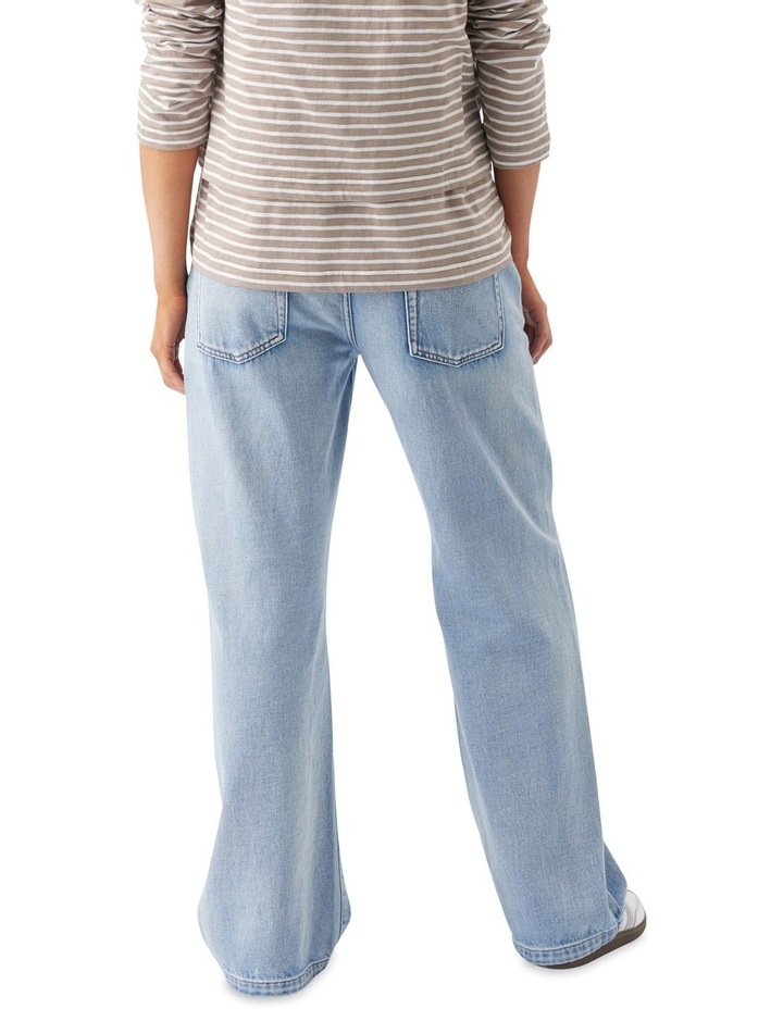 Billie Elastic Waist Jean in Light Wash