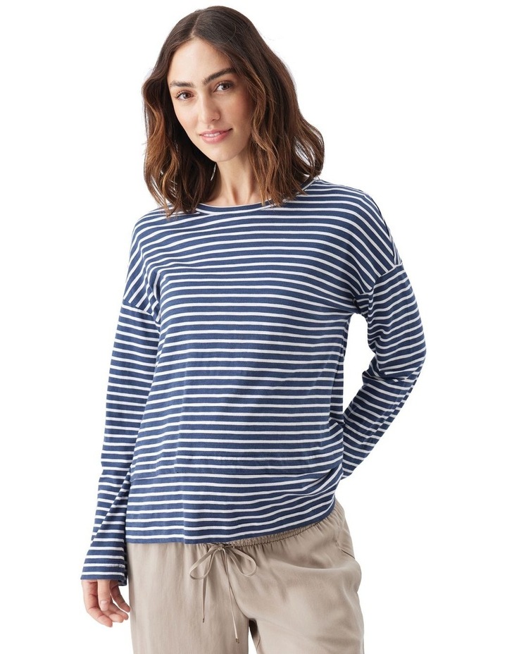 Claudette Long Sleeve Nursing Top in Multi