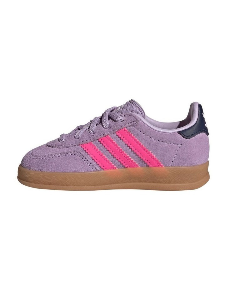 Gazelle Indoor Cf Elastic Lace Infant Sneakers In Lilac