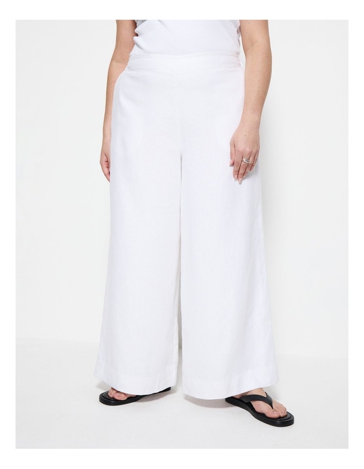 Linen Pant in White