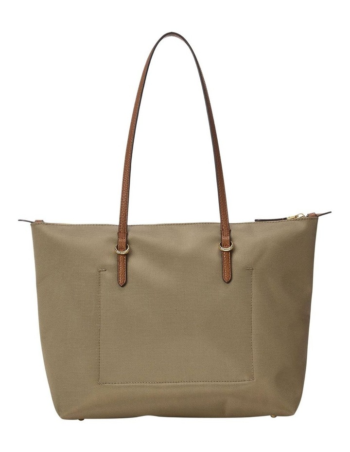 Nylon Medium Keaton Tote Bag in Brown