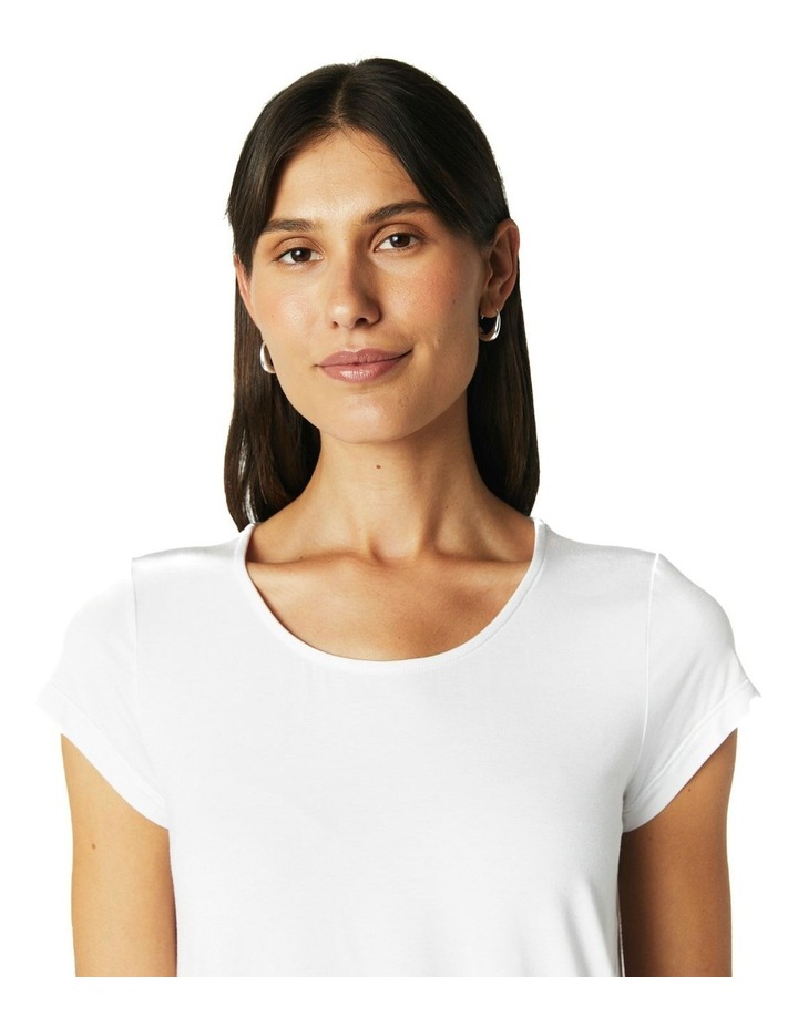 Short Sleeve Tee in White