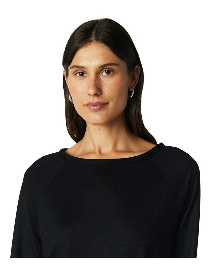 3/4 Sleeve Top in Black