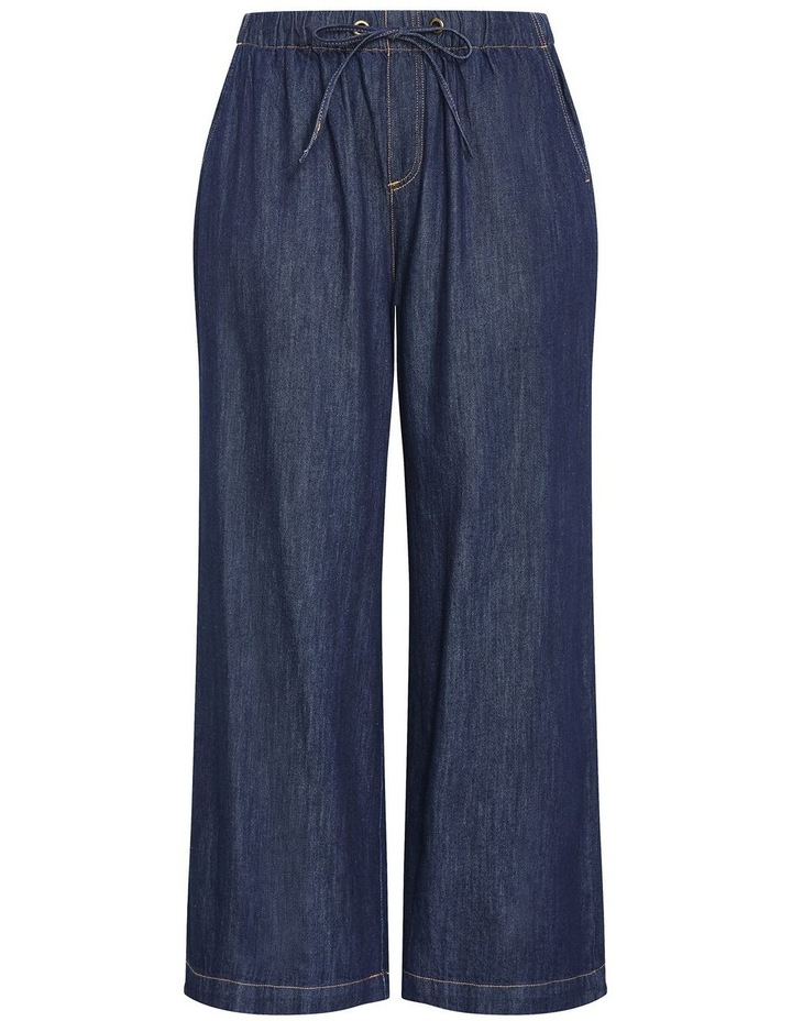 Plus Size Tia Denim Pant in dark wash