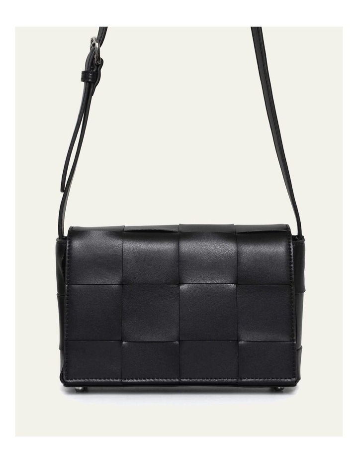Honey Cross Body Bag in Black Leather
