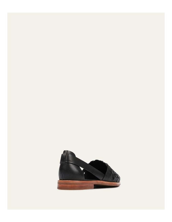 Wisdom Casual Leather Flats in Black