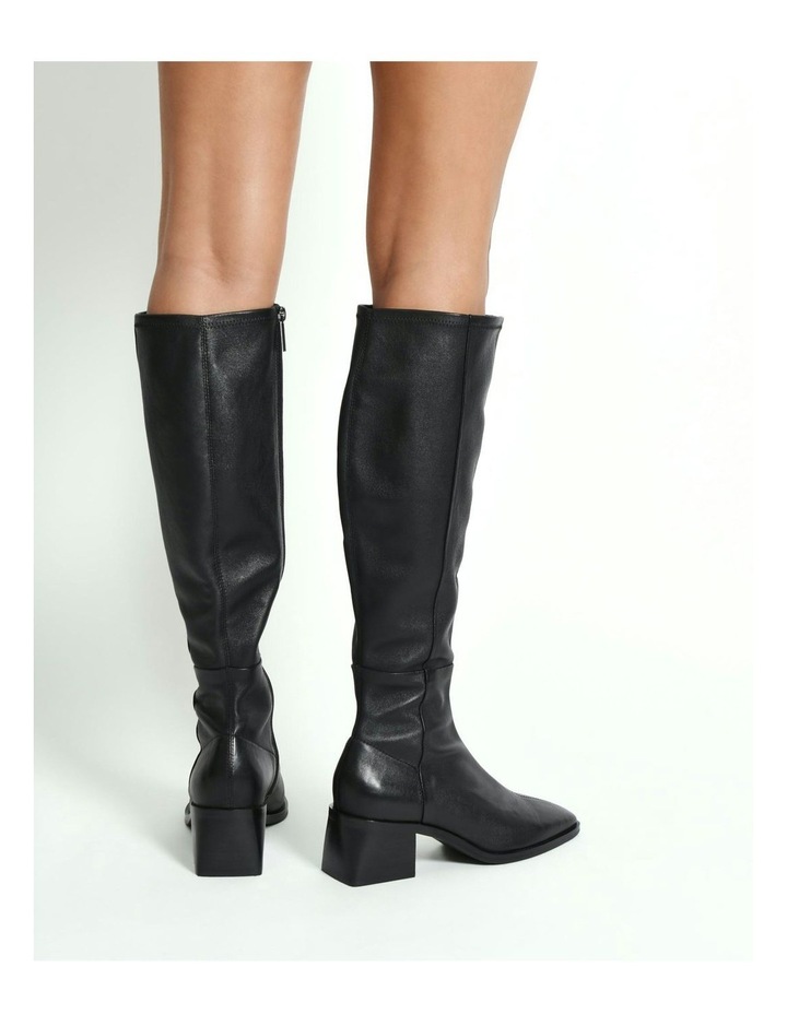Queenie Knee Boots in Black