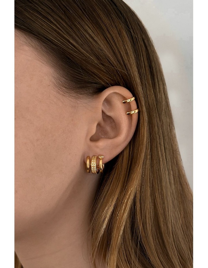 Alchemy Duo Ear Cuff in Gold