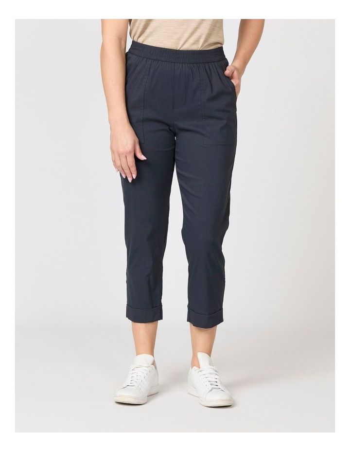Vibe Stretch Patch Pocket 7/8 Pant in Navy