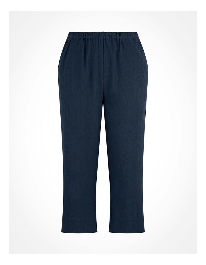 Cable Beach Relaxed Capri Pant in Navy