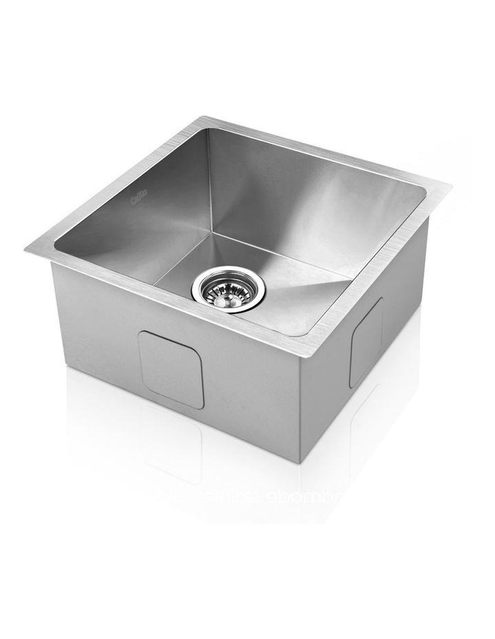 Cefito Kitchen Sink 44X44CM Stainless Steel Basin Single Bowl Laundry in Silver