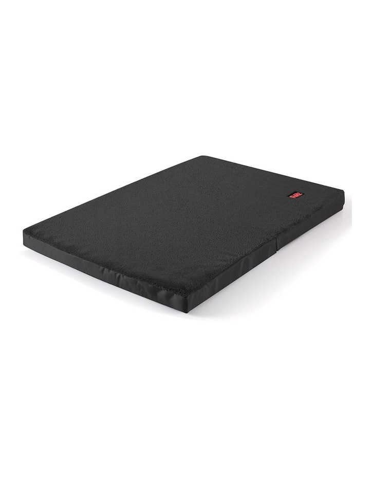 Soft Plush Foldable Pet Bed M in Black