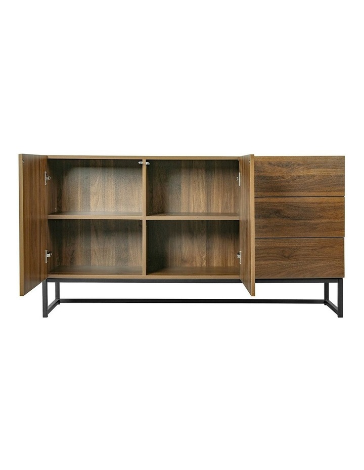 Levede 138x35cm x 74cm Buffet Sideboard Storage Cabinet in Brown