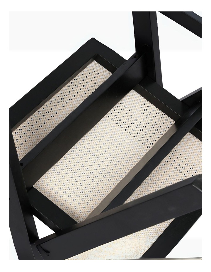 Armchair Leather Dining Chair in Black