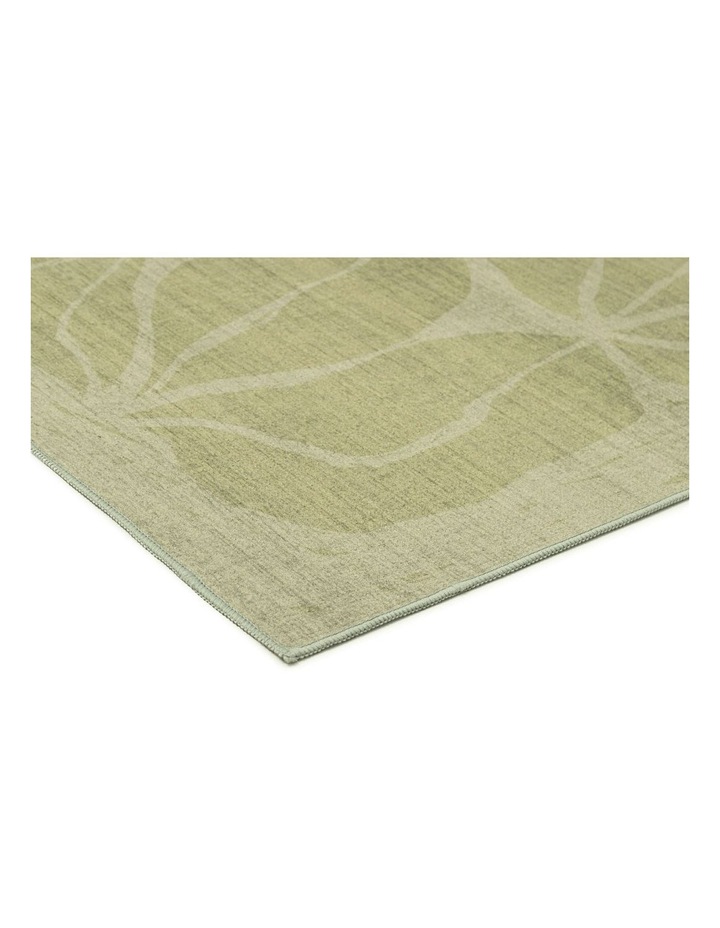 Savona Botanical Washable Rug in Green