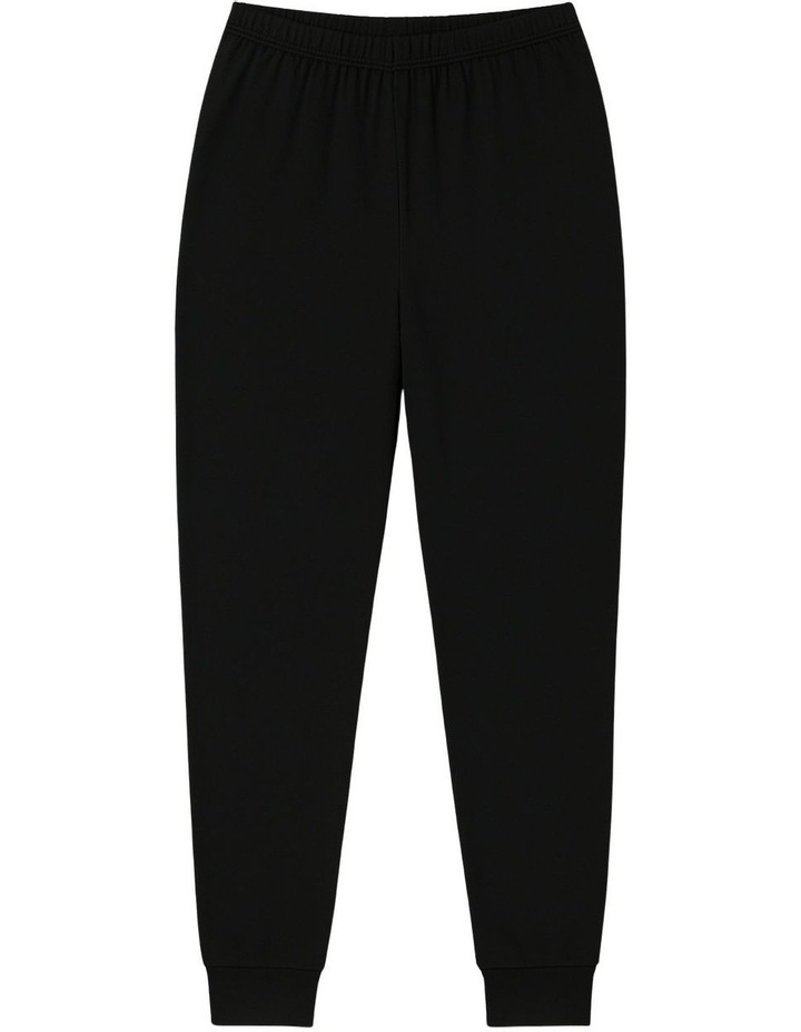 Thermal Cotton Pant in Black