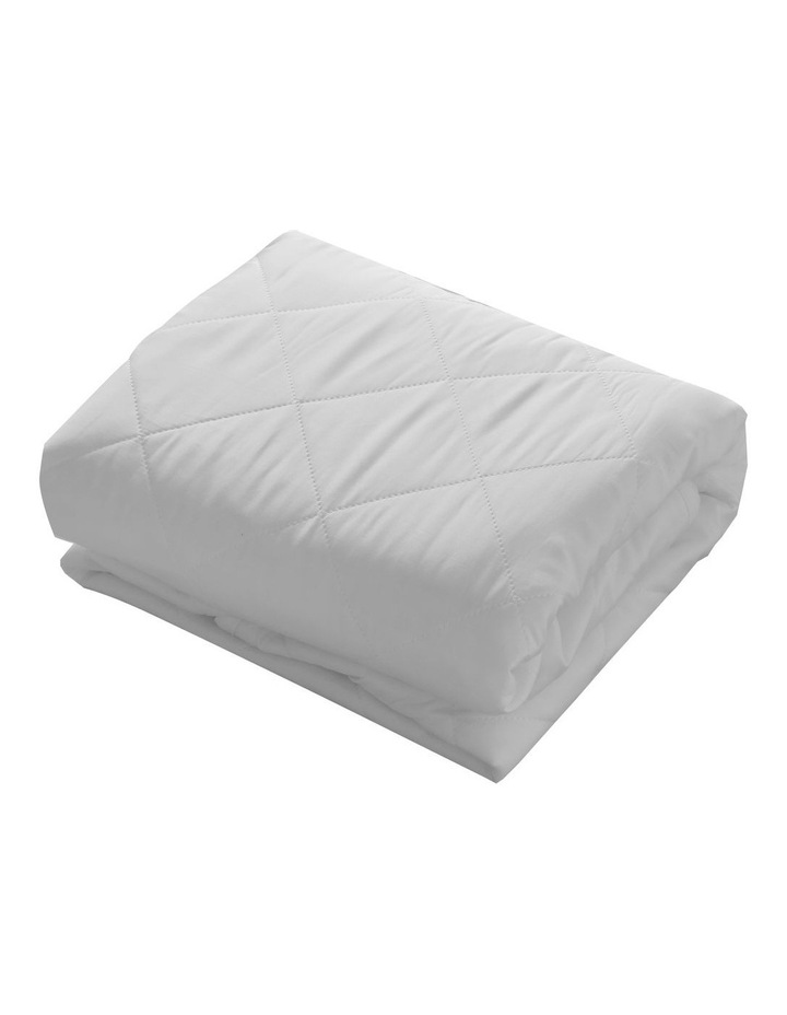 Tencel Quilted Mattress Protector in White
