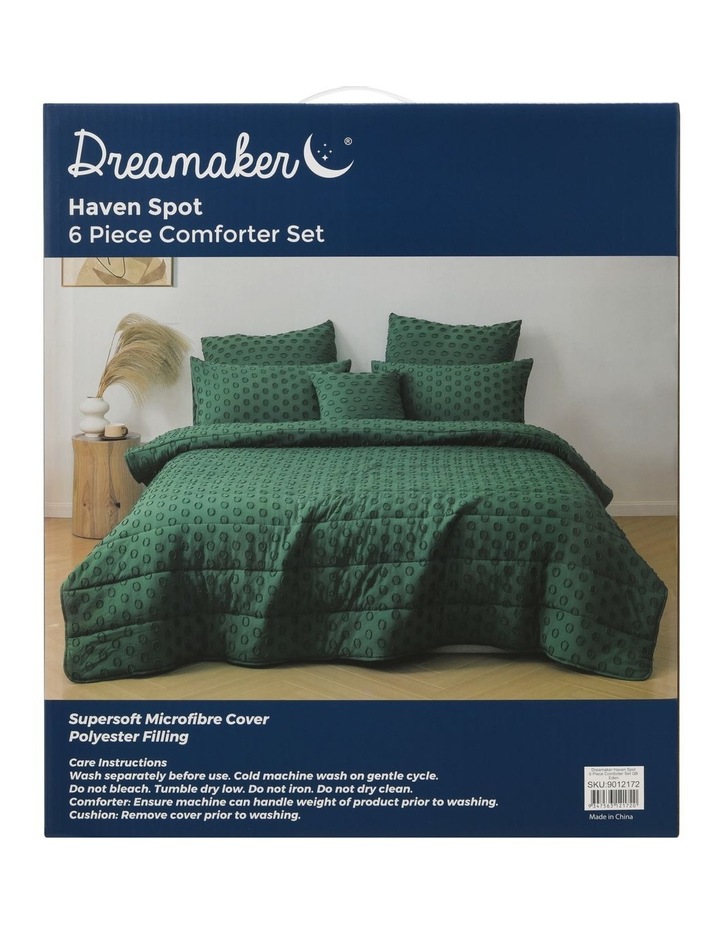 Haven Spot Comforter Set 6 Piece in Eden