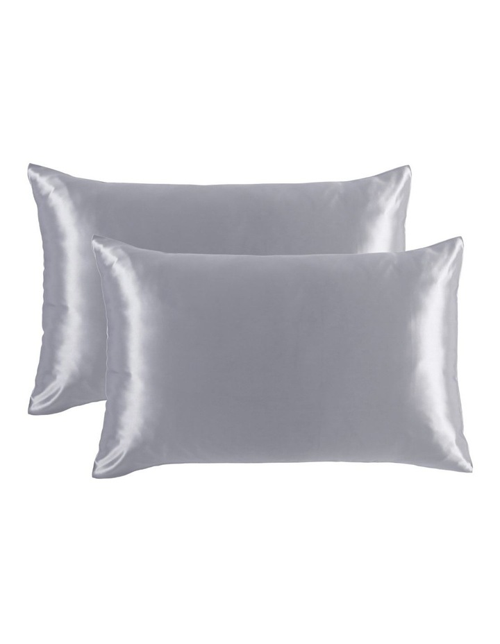 25 Momme Standard Luxe Mulberry Silk Pillowcase 2 Pack in Grey