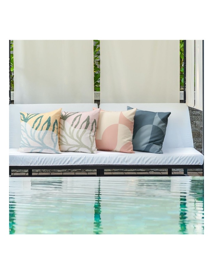 Noosa Printed Outdoor Cushion 50 x 50cm in Pink