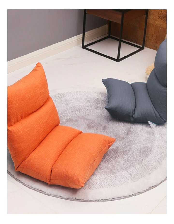 Floor Lounge Recliner Chair in Orange