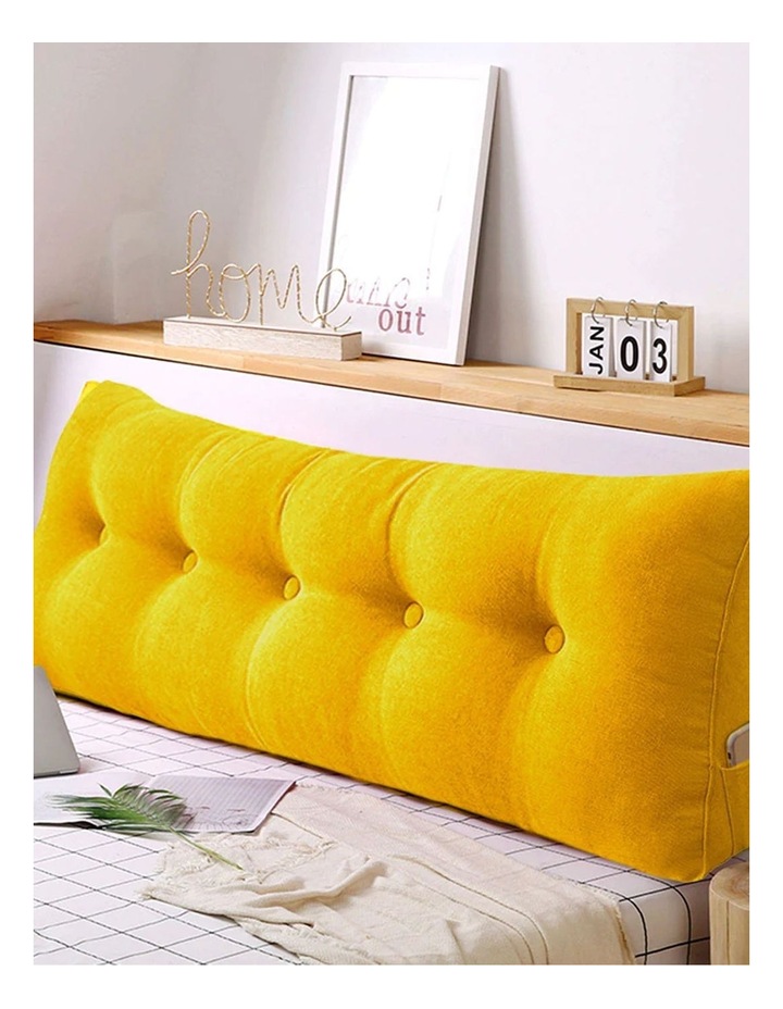 Triangular Wedge Pillow 100cm in Yellow