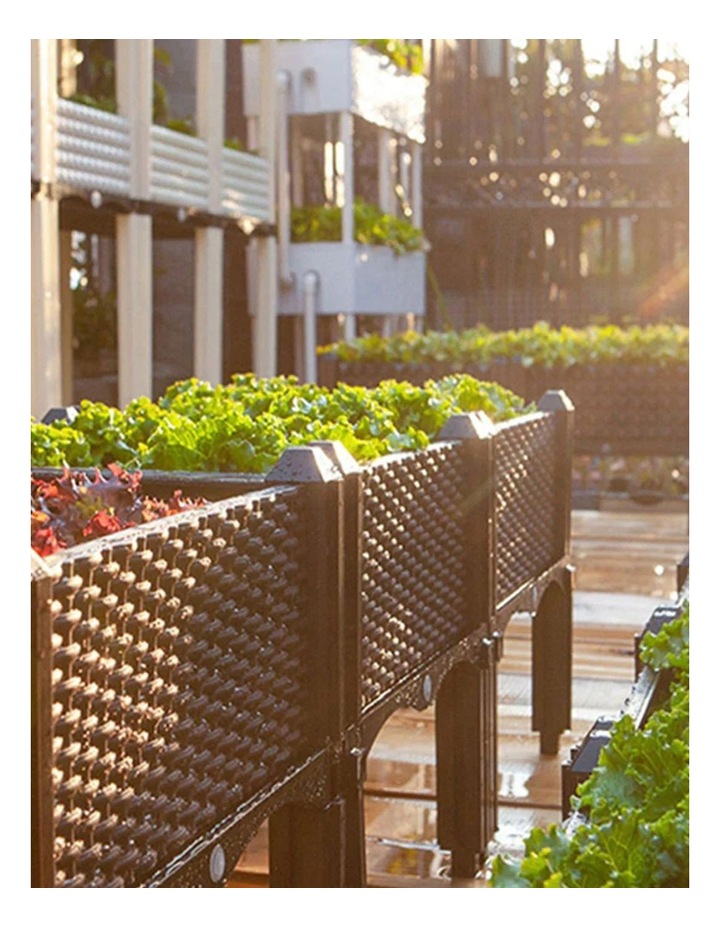 Raised Garden Box 120cm in Dark Brown