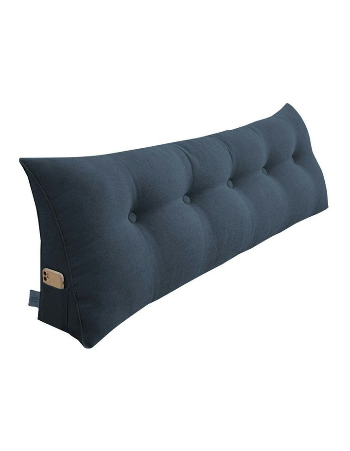 Triangular Wedge Bed Pillow Headboard 150cm in Dark Grey