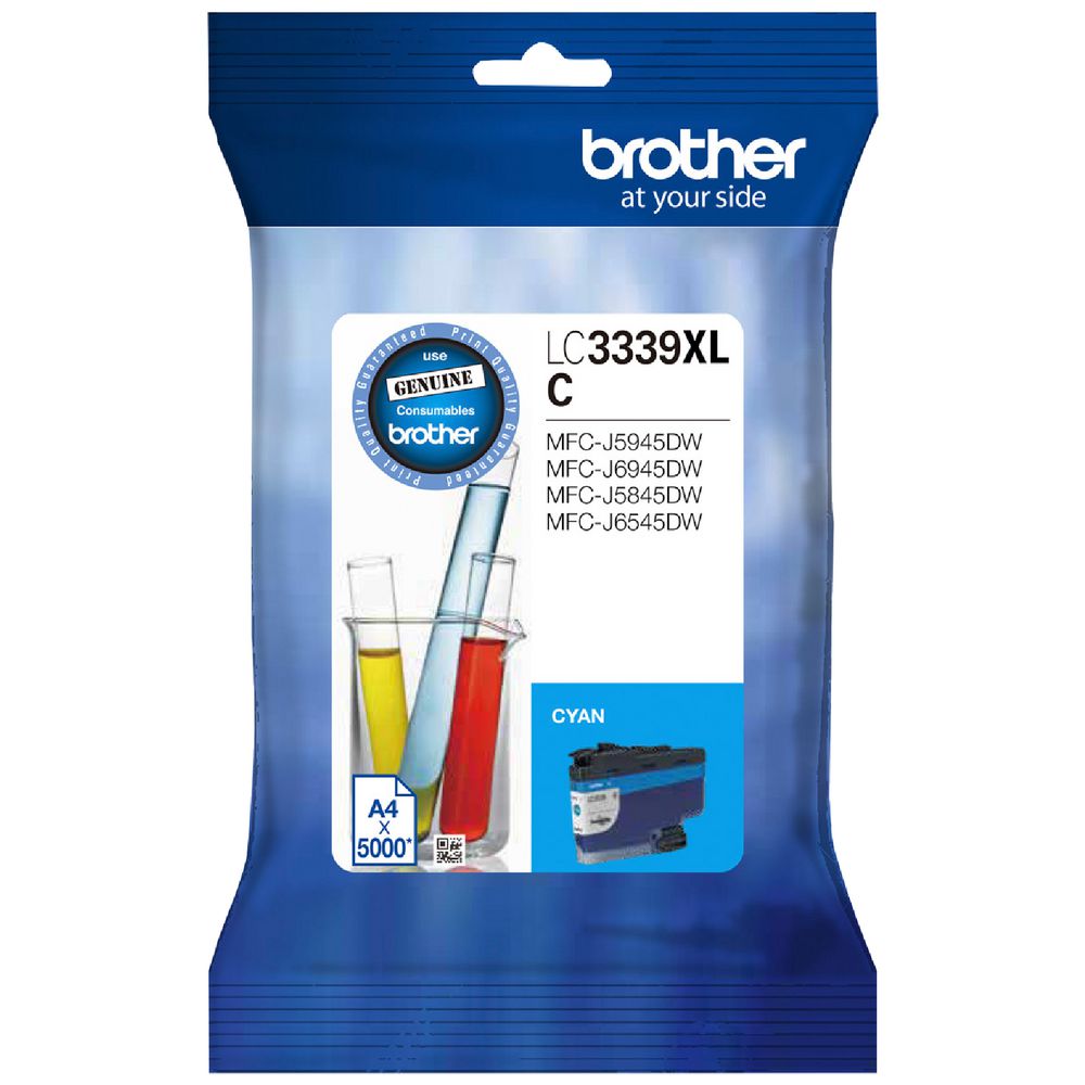 Brother LC 3339XL INKvestment Ink Cartridge Cyan