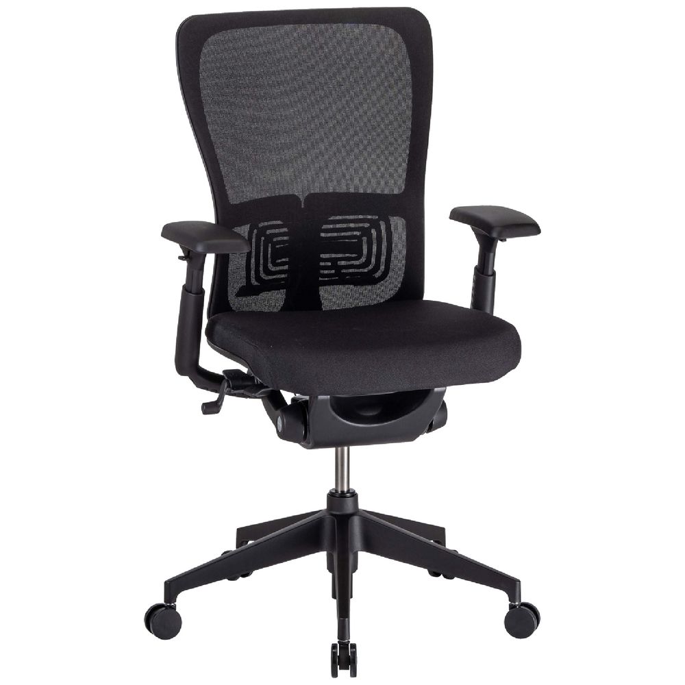 Haworth Zody Ergonomic Chair with Nylon Base and Arms Black