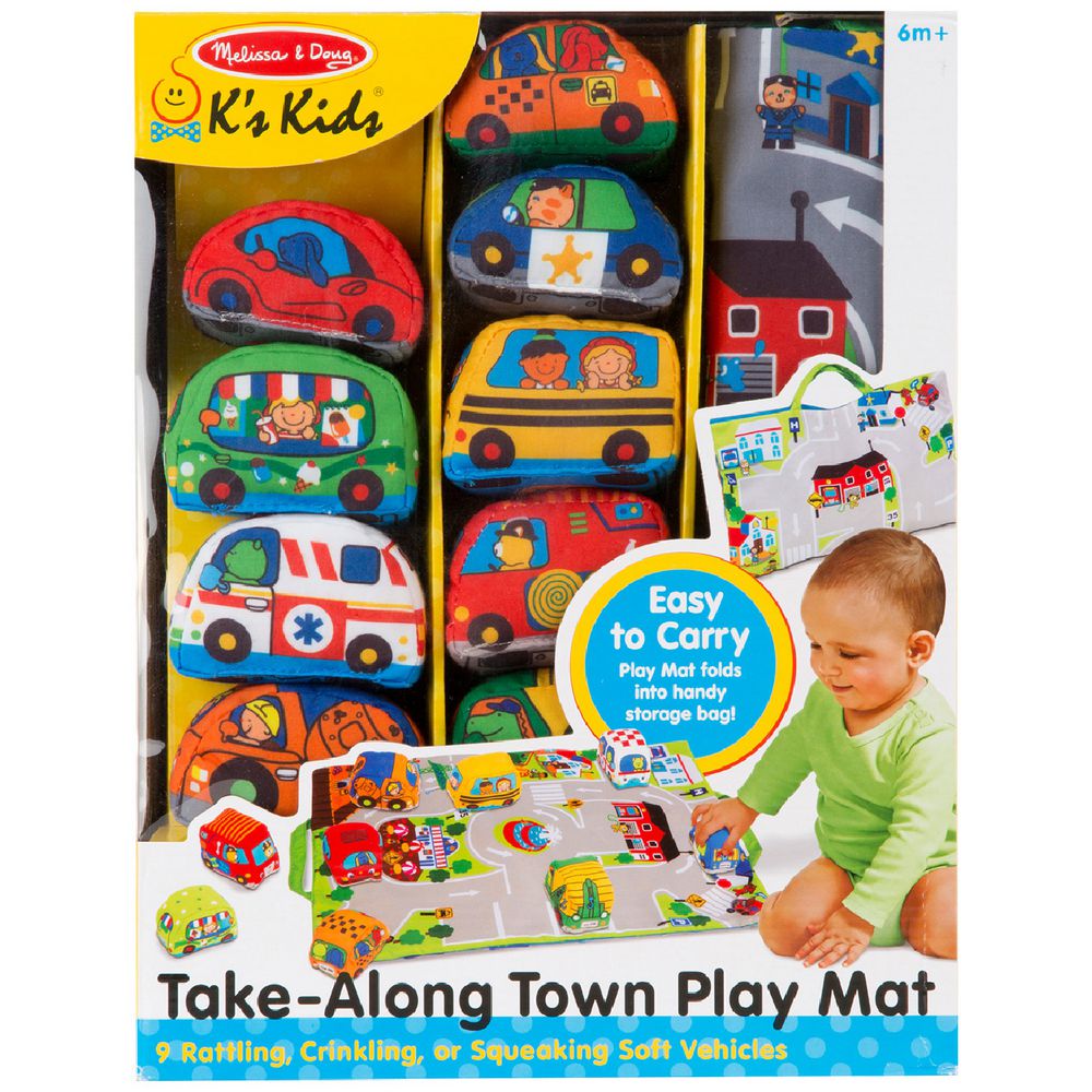 Melissa & Doug K's Kids Take-Along Town Play Mat