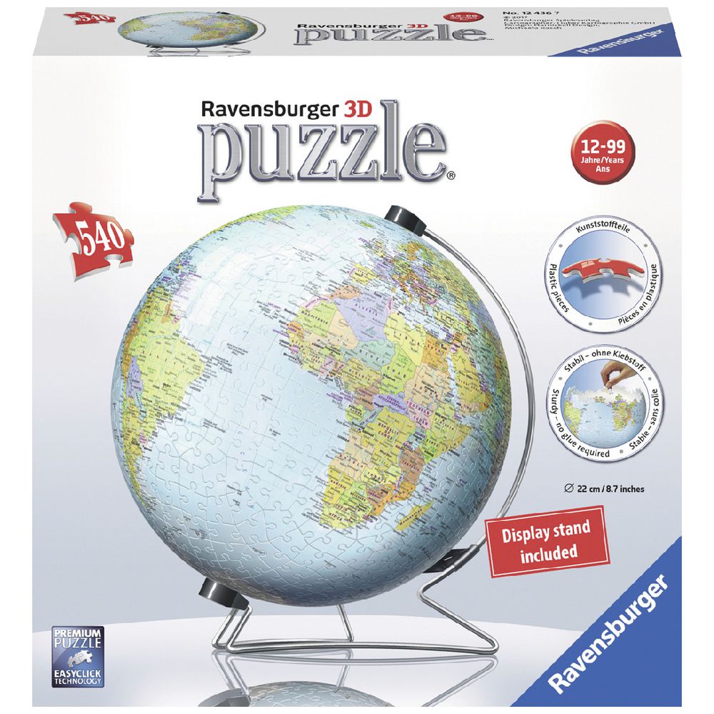 Ravensburger 3D Puzzle World Globe
