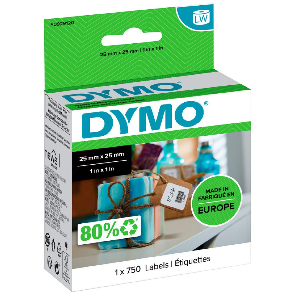 DYMO LabelWriter multi-purpose Labels 25 x 25mm