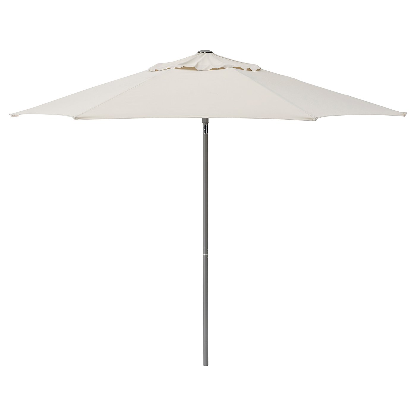 JOGGESÖ Parasol - light grey-beige 300 cm