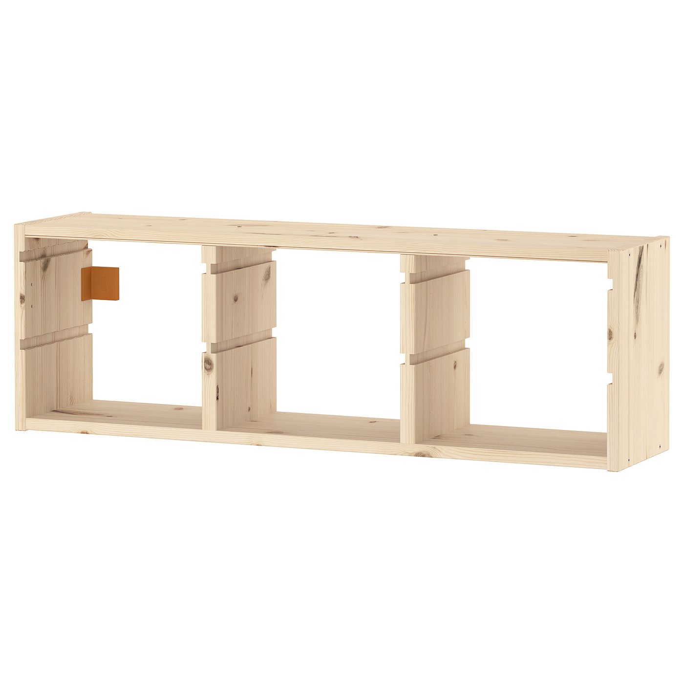 TROFAST Wall storage - light white stained pine 93x30 cm