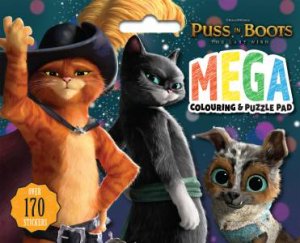 Puss In Boots The Last Wish: Mega Colouring And Puzzle Pad